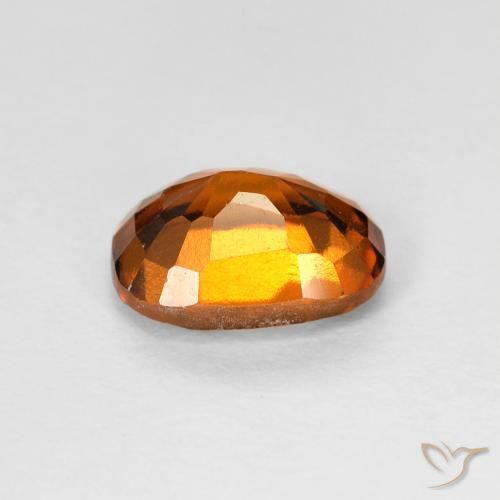 granate hessonita Medium Dark-Orange natural de 1.73 ct, Forma Cojín, VS-SI