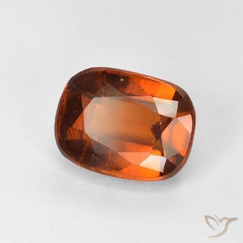 granate hessonita Ámbar naranja natural de 2.33 ct, Forma Cojín, VVS-VS