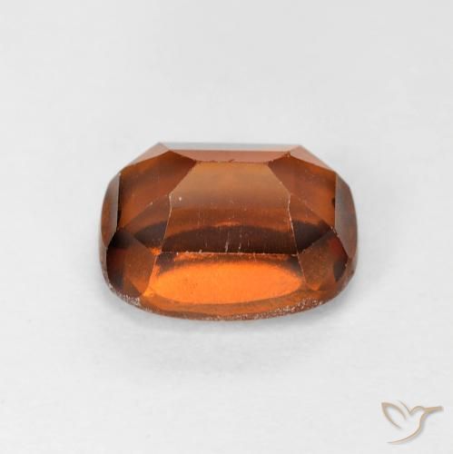 granate hessonita Ámbar naranja natural de 2.33 ct, Forma Cojín, VVS-VS