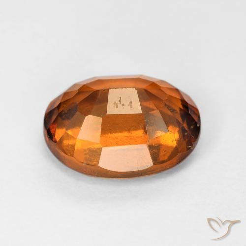 granate hessonita Medium Dark-Orange natural de 2.41 ct, Ovalada, VS