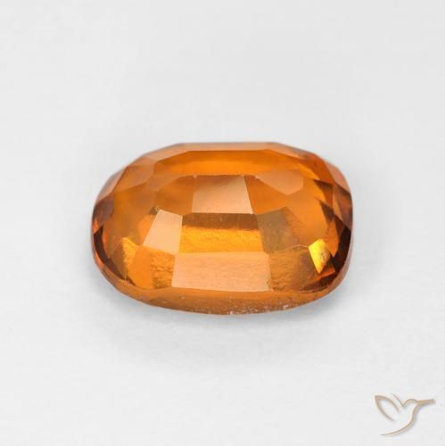 granate hessonita Naranja medio natural de 1.74 ct, Forma Cojín, VS-SI