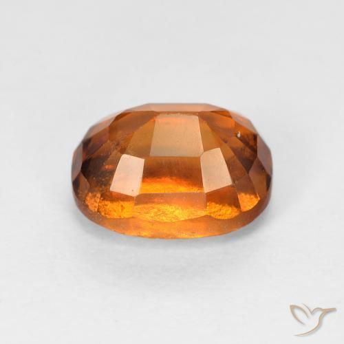 granate hessonita Naranja oscuro natural de 2.27 ct, Forma Cojín, VS-SI