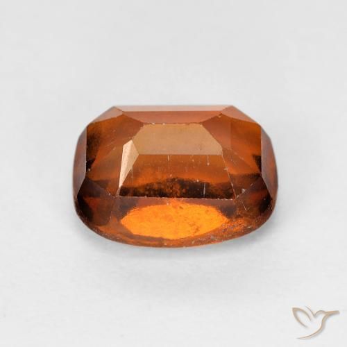 granate hessonita Naranja oscuro natural de 2.40 ct, Forma Cojín, VS-SI