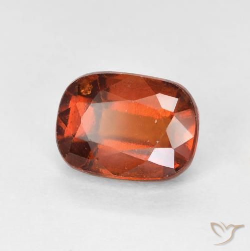 granate hessonita Ámbar naranja natural de 2.16 ct, Forma Cojín, VVS-VS