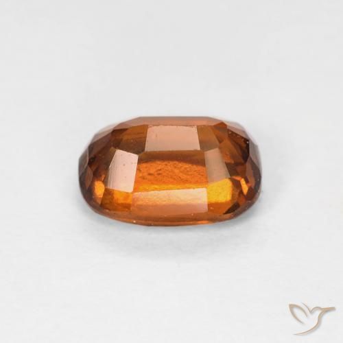 granate hessonita Naranja medio natural de 1.24 ct, Forma Cojín, VS