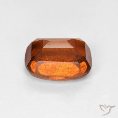 granate hessonita Ámbar naranja natural de 2.08 ct, Forma Cojín, VS
