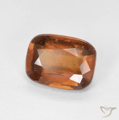 granate hessonita Ámbar naranja natural de 2.00 ct, Forma Cojín, VS
