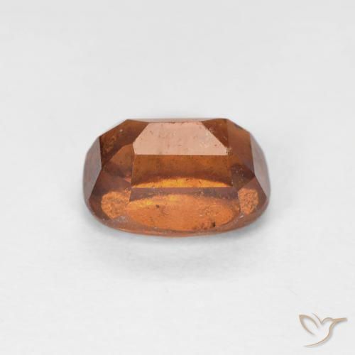 granate hessonita Ámbar naranja natural de 1.31 ct, Forma Cojín, VS