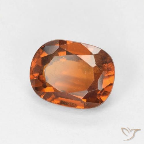 granate hessonita Naranja terroso natural de 1.69 ct, Forma Cojín, VVS-VS