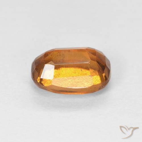 granate hessonita Naranja amarillento natural de 1.26 ct, Forma Cojín, VVS-VS