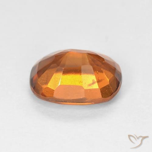 granate hessonita Naranja oscuro natural de 1.78 ct, Forma Cojín, VVS-VS