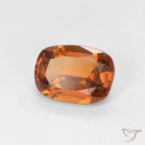 granate hessonita Naranja amarillento natural de 1.08 ct, Forma Cojín, VVS-VS