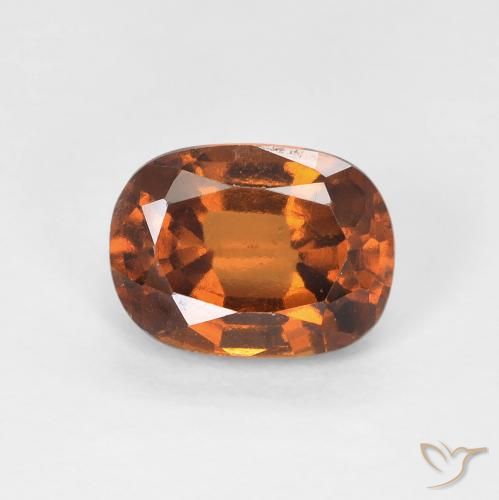 1.84ct Natural Naranja medio granate hessonita, Forma Cojín, VVS-VS