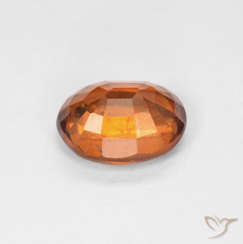 granate hessonita Medium Dark-Orange natural de 1.53 ct, Ovalada, VS