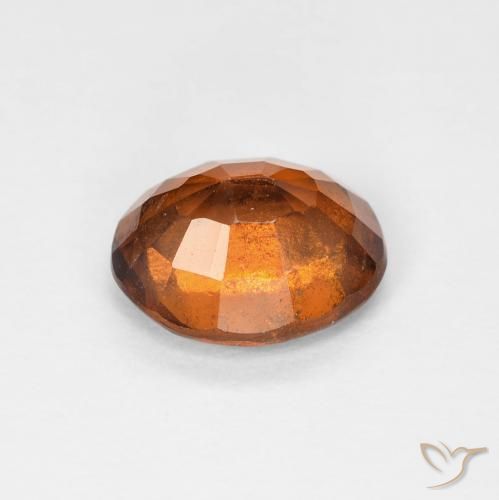 granate hessonita Medium Dark-Orange natural de 1.75 ct, Ovalada, VS