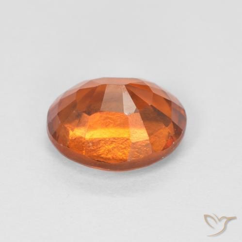 granate hessonita Medium Dark-Orange natural de 1.51 ct, Ovalada, VS