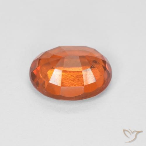 granate hessonita Naranja fuego natural de 1.65 ct, Ovalada, VS