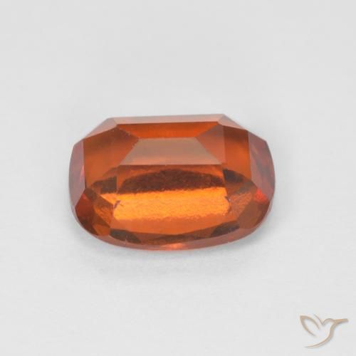 granate hessonita Naranja rojizo natural de 1.90 ct, Forma Cojín, VS-SI