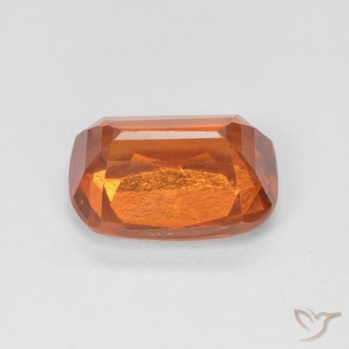 granate hessonita Naranja medio natural de 2.64 ct, Forma Cojín, VS