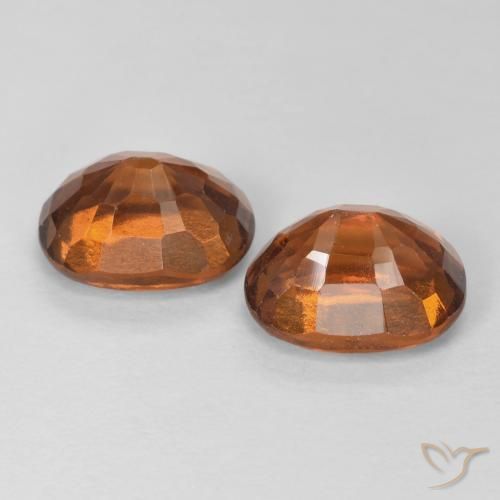 Gemas de granate hessonita Ámbar naranja natural de 3.94 ct, Forma Cojín, VS-SI