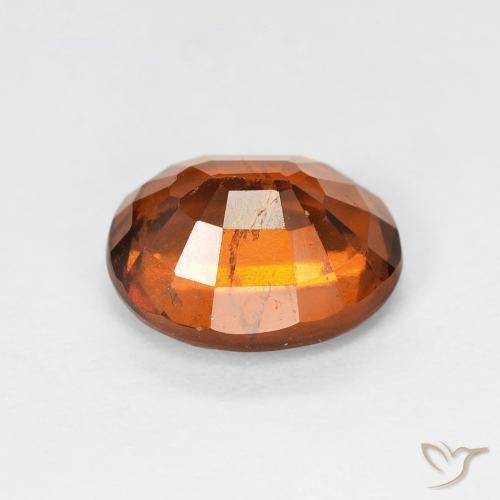 granate hessonita Medium Dark-Orange natural de 2.67 ct, Ovalada, VS-SI