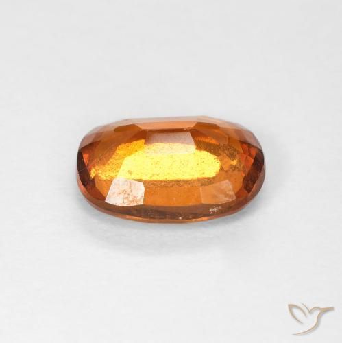 granate hessonita Naranja amarillento natural de 1.48 ct, Forma Cojín, VVS-VS