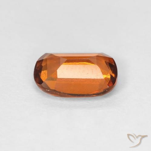granate hessonita Naranja amarillento natural de 1.37 ct, Forma Cojín, VVS-VS
