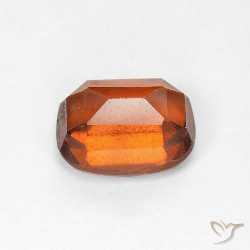 granate hessonita Naranja rojizo natural de 2.00 ct, Forma Cojín, VVS-VS