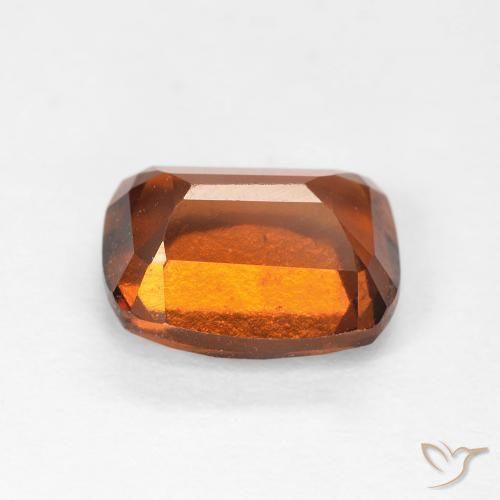 granate hessonita Ámbar naranja natural de 2.53 ct, Forma Cojín, VVS-VS