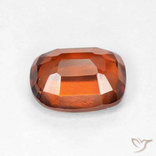 granate hessonita Naranja rojizo natural de 2.60 ct, Forma Cojín, VVS-VS