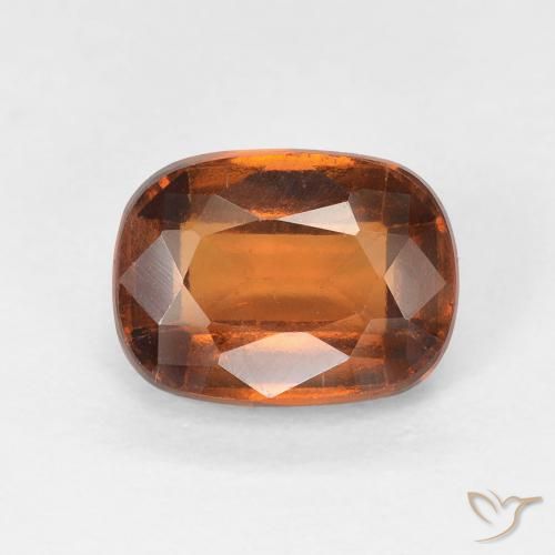 1.92ct Natural Naranja medio granate hessonita, Forma Cojín, VS-SI