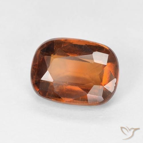granate hessonita Naranja medio natural de 1.92 ct, Forma Cojín, VS-SI