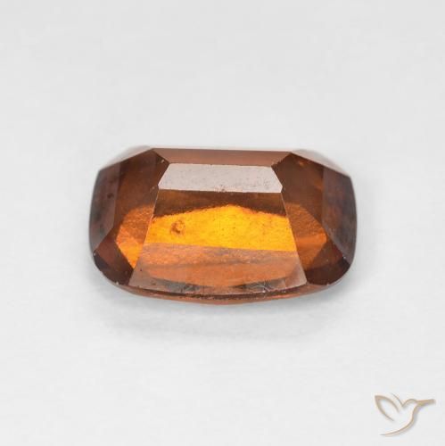 granate hessonita Naranja rojizo natural de 2.44 ct, Forma Cojín, VS-SI