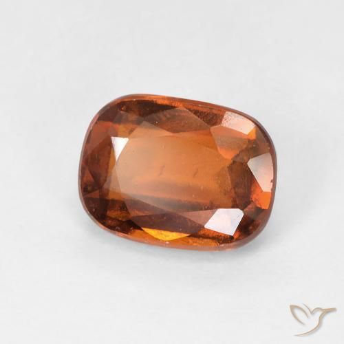 granate hessonita Naranja oscuro natural de 1.92 ct, Forma Cojín, VS-SI