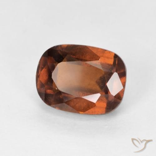 granate hessonita Ámbar naranja natural de 2.16 ct, Forma Cojín, VS-SI