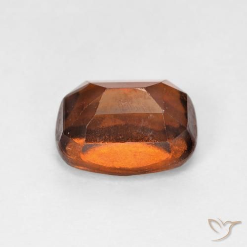 granate hessonita Ámbar naranja natural de 2.16 ct, Forma Cojín, VS-SI