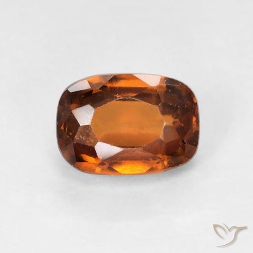 1.45ct Natural Naranja medio granate hessonita, Forma Cojín, VS-SI
