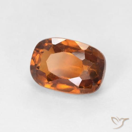 granate hessonita Naranja medio natural de 1.45 ct, Forma Cojín, VS-SI