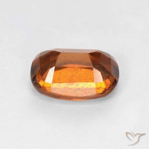 granate hessonita Naranja oscuro natural de 1.75 ct, Forma Cojín, VS