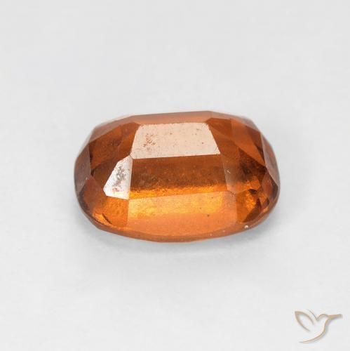 granate hessonita Naranja oscuro natural de 1.82 ct, Forma Cojín, VS