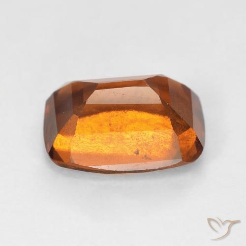granate hessonita Ámbar naranja natural de 2.68 ct, Forma Cojín, VS