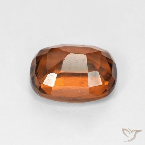 granate hessonita Naranja medio natural de 2.47 ct, Forma Cojín, VVS-VS