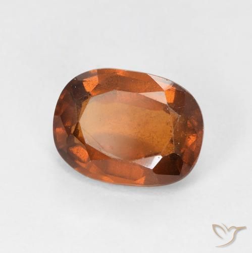 granate hessonita Naranja fuego natural de 2.27 ct, Forma Cojín, VS-SI