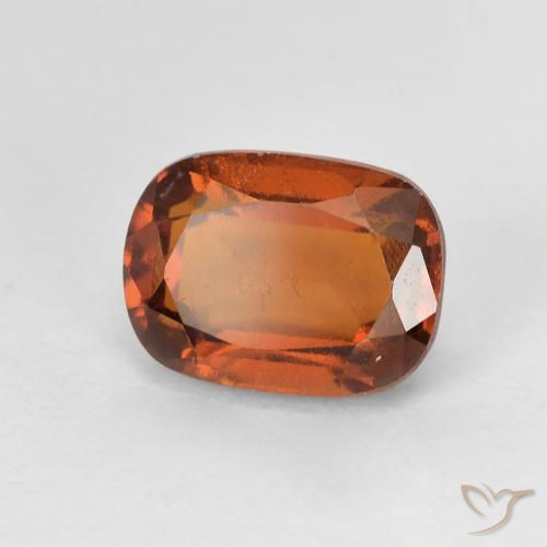 granate hessonita Ámbar naranja natural de 2.29 ct, Forma Cojín, VS