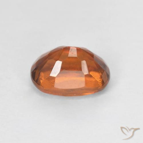 granate hessonita Naranja medio natural de 1.24 ct, Ovalada, VS