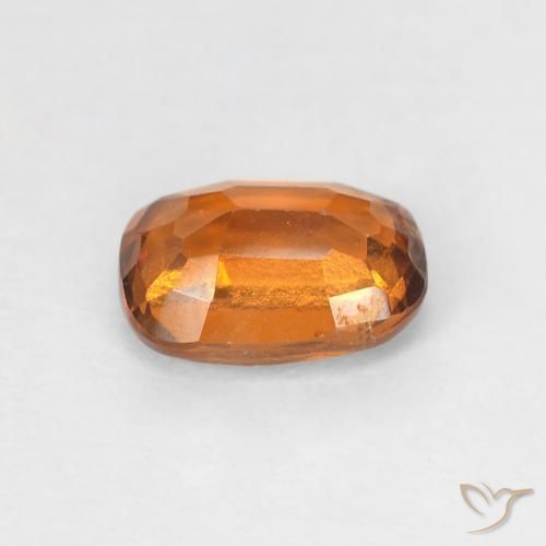 granate hessonita Naranja medio natural de 1.13 ct, Forma Cojín, VS