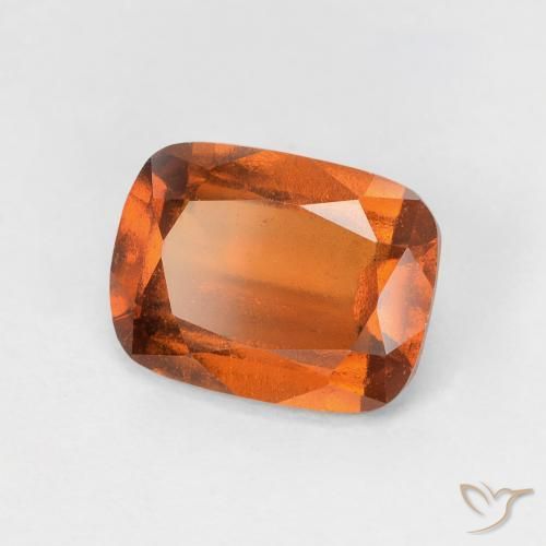 granate hessonita Naranja medio natural de 2.52 ct, Forma Cojín, VS