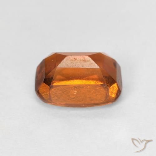 granate hessonita Naranja oscuro natural de 1.34 ct, Forma Cojín, VS