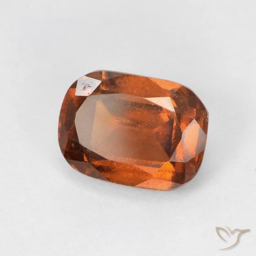 granate hessonita Naranja oscuro natural de 1.90 ct, Forma Cojín, VS
