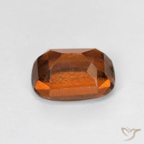 granate hessonita Naranja oscuro natural de 1.90 ct, Forma Cojín, VS